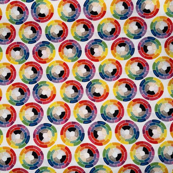 Wheel of Color - Mess Maker by The Paper Curator - Michael Miller Fabrics - 1 YD - Picture 2 of 9